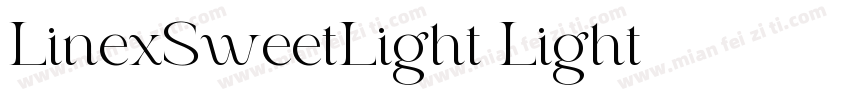 LinexSweetLight Light字体转换